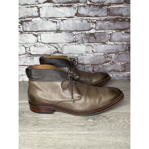 Cole Hahn Brown Leather Chukka Ankle Lace Up Boots Men’s Sz 11.5M US/45EU C23479 main image 14